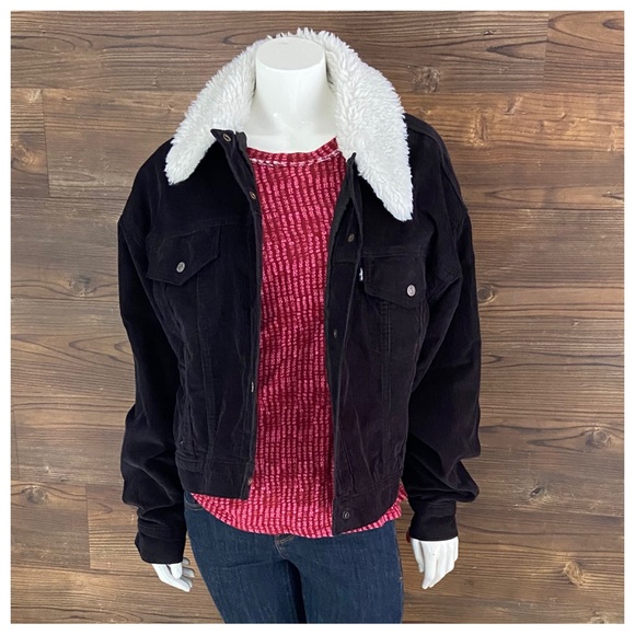 NWT Levi's® Sherpa Baby Baggy Jacket - Picture 4 of 8